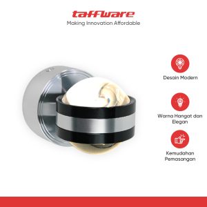 TaffLED Lampu Dinding Hias Modern Wall Lamp LED 6W Warm White 85-265V - WLA8286