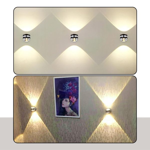 TaffLED Lampu Dinding Hias Modern Wall Lamp LED 6W Warm White 85-265V - WLA8286