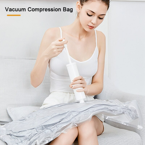 TaffPACK Kantong Plastik Pakaian Vacuum Bag 5PCS with Electric Pump - SH5