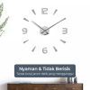 TaffHOME Jam Dinding Besar DIY Giant Wall Clock Quartz 90-100cm - DIY-104