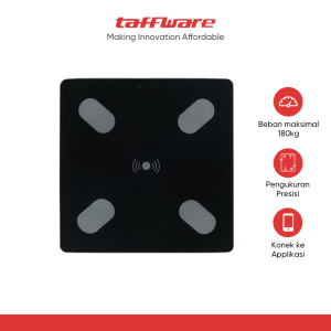 Taffware Digipounds Timbangan Badan Digital Scale BMI Smart App 180kg - ANT0217