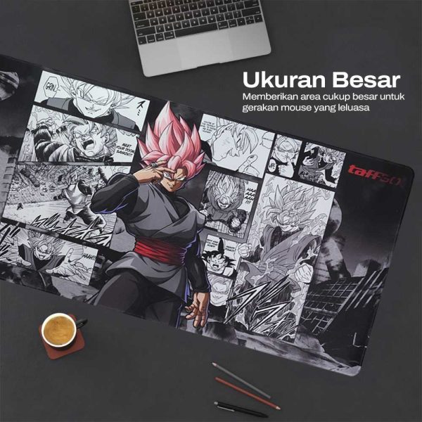 TaffGO Gaming Mouse Pad Dragon Ball Manga Panel 800x400x2mm - WXDBZ