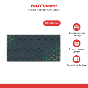 TaffGO Gaming Mouse Pad XL Desk Mat 800x400x2mm - RO70