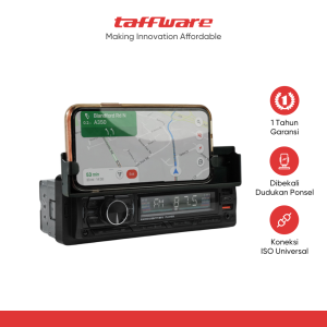 Taffware Tape Mobil Audio MP3 Player Bluetooth USB ISO Phone Holder - HL83