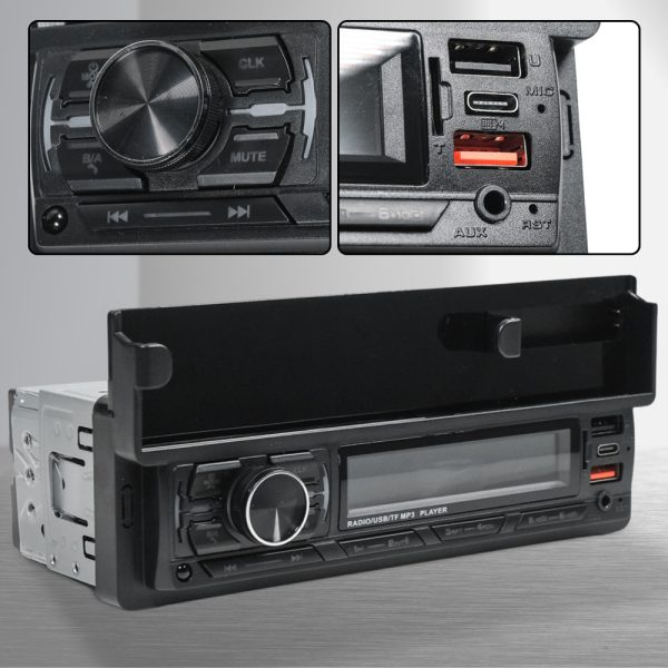 Taffware Tape Mobil Audio MP3 Player Bluetooth USB ISO Phone Holder - HL83