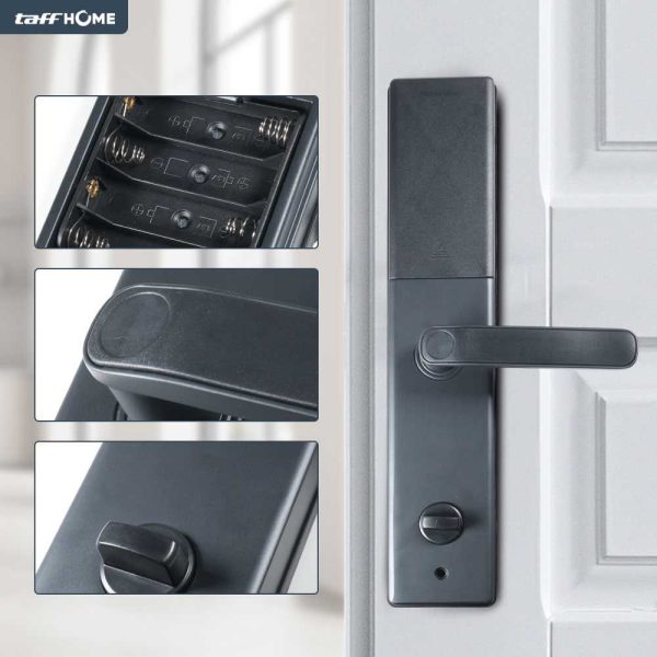 TaffHOME Smart Door Lock Fingerprint Password Bluetooth Card TTLock - B09TT