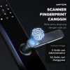 TaffHOME Smart Door Lock Fingerprint Password Bluetooth Card TTLock - B09TT