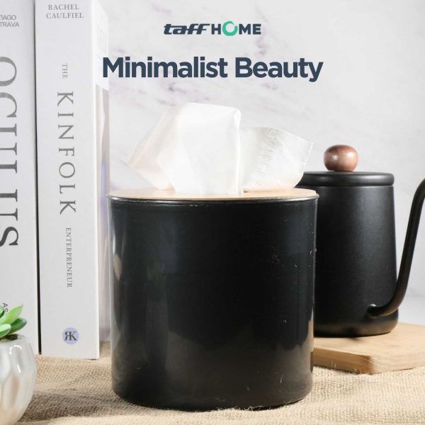 TaffHOME Kotak Tisu Kayu Multifungsi Wooden Tissue Box - ZJ003