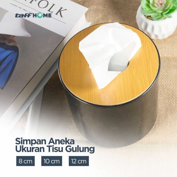 TaffHOME Kotak Tisu Kayu Multifungsi Wooden Tissue Box - ZJ003
