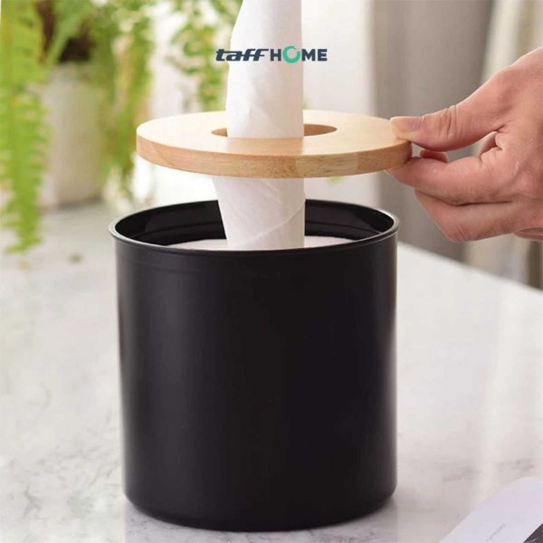 TaffHOME Kotak Tisu Kayu Multifungsi Wooden Tissue Box - ZJ003