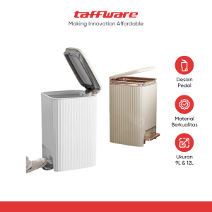 TaffHOME Tempat Tong Sampah Pedal Kaki Trash Bin - LQW22023