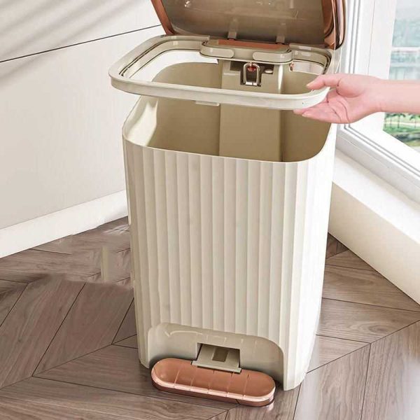 TaffHOME Tempat Tong Sampah Pedal Kaki Trash Bin - LQW22023
