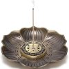 TaffHOME Tempat Dupa Plum Petal Incense Holder 9 Holes Zinc Alloy - XJ-9B