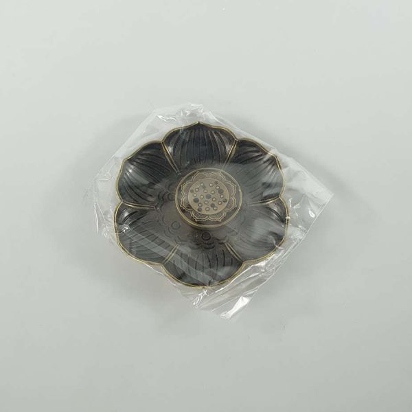 TaffHOME Tempat Dupa Plum Petal Incense Holder 9 Holes Zinc Alloy - XJ-9B