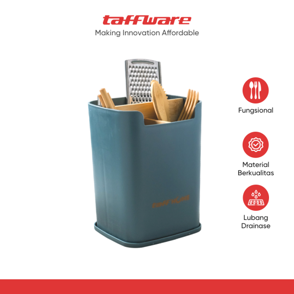 TaffHOME Tempat Penyimpanan Sendok Garpu Kitchen Storage Organizer - H-210
