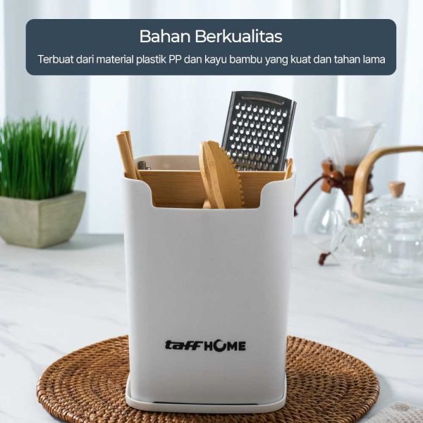 TaffHOME Tempat Penyimpanan Sendok Garpu Kitchen Storage Organizer - H-210