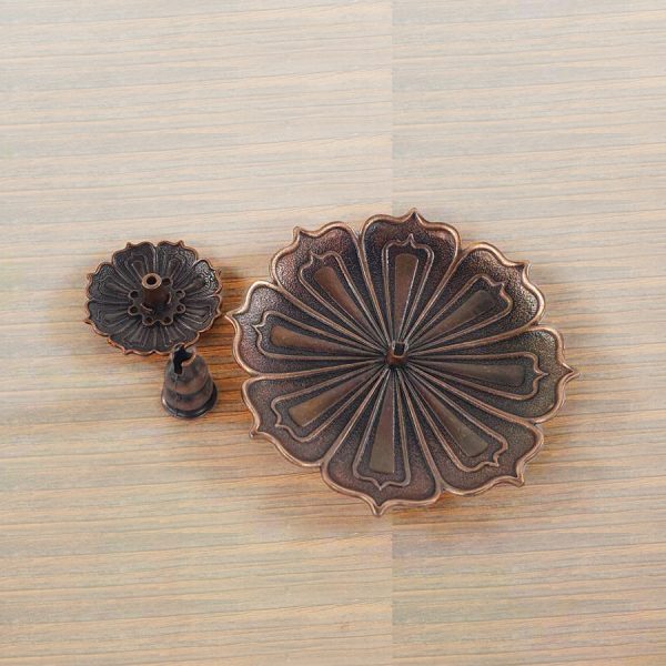 TaffHOME Tempat Dupa Lotus Gourd Incense Holder Zinc Alloy - YJ-A3