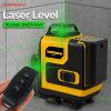 Taffware Laser Level Green Beam 16 Lines 4D Leveling Ground and Wall - EU16