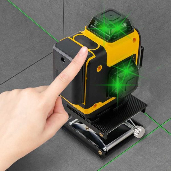 Taffware Laser Level Green Beam 16 Lines 4D Leveling Ground and Wall - EU16