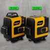 Taffware Laser Level Green Beam 16 Lines 4D Leveling Ground and Wall - EU16