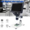 Taffware Mikroskop Digital 12MP 1200X Monitor 7 Inch with Metal Stand - G1200