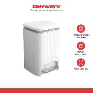 TaffHOME Tempat Tong Sampah Pedal Kaki Trash Bin - LQW22023
