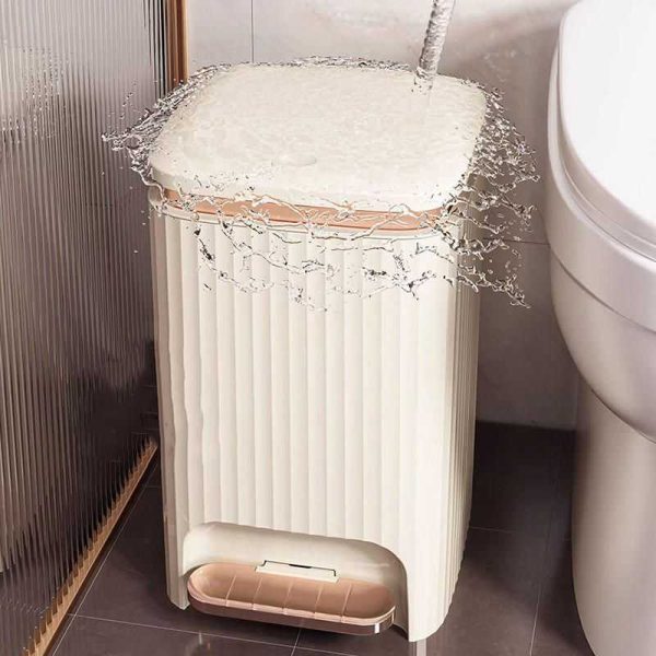 TaffHOME Tempat Tong Sampah Pedal Kaki Trash Bin - LQW22023