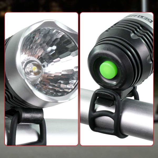 TaffLED Lampu Depan Sepeda LED CREE XML-Q5 Waterproof CR2032 Battery - ZHA14