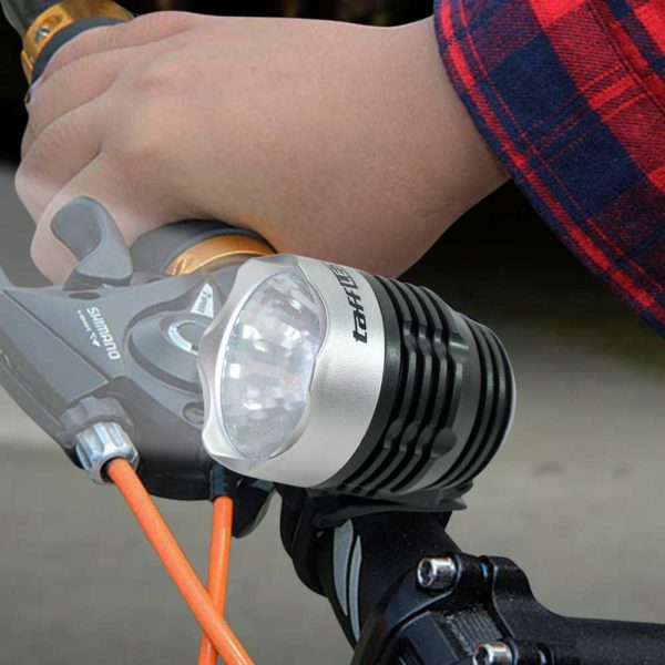 TaffLED Lampu Depan Sepeda LED CREE XML-Q5 Waterproof CR2032 Battery - ZHA14