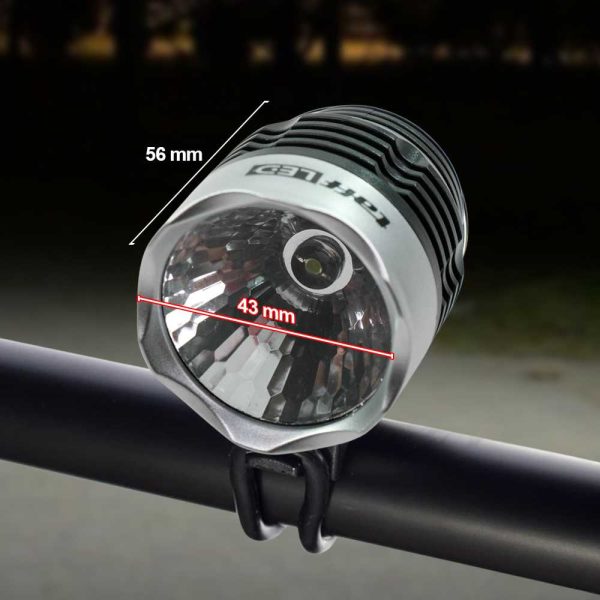 TaffLED Lampu Depan Sepeda LED CREE XML-Q5 Waterproof CR2032 Battery - ZHA14