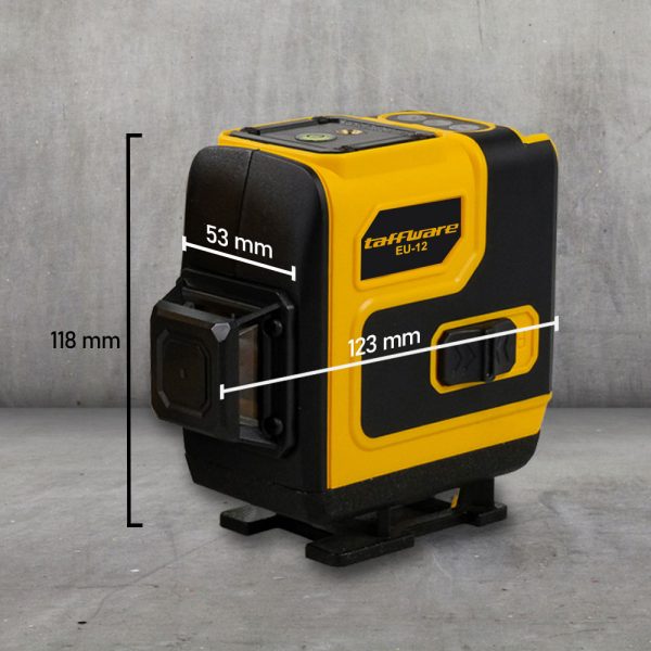 Taffware Laser Level Green Beam 12 Lines Self Leveling Ground and Wall - EU12