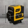Taffware Laser Level Green Beam 12 Lines Self Leveling Ground and Wall - EU12