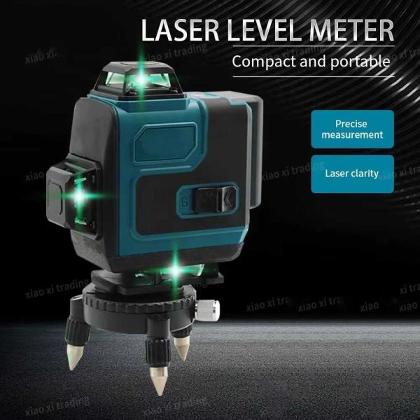 Taffware Smart Laser Level Green Beam 4D 16 Line Open Alarm Remote - M360