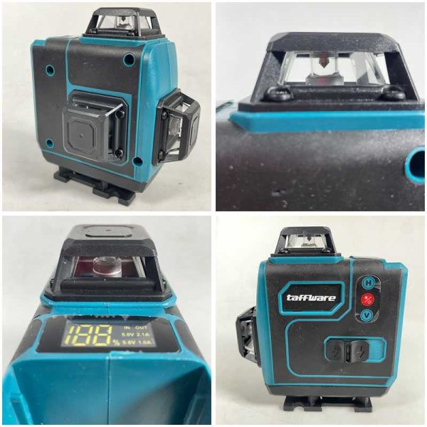 Taffware Smart Laser Level Green Beam 4D 16 Line Open Alarm Remote - M360