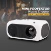 Taffware Proyektor Mini LCD Full HD 1080P 1200 Lumens Home Theater - M24