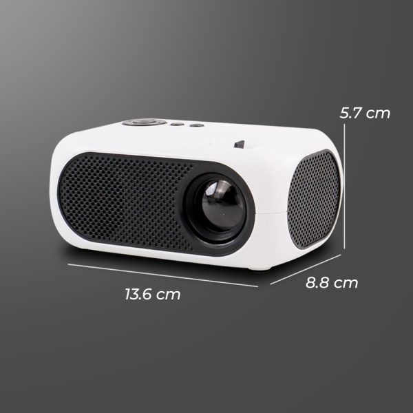 Taffware Proyektor Mini LCD Full HD 1080P 1200 Lumens Home Theater - M24
