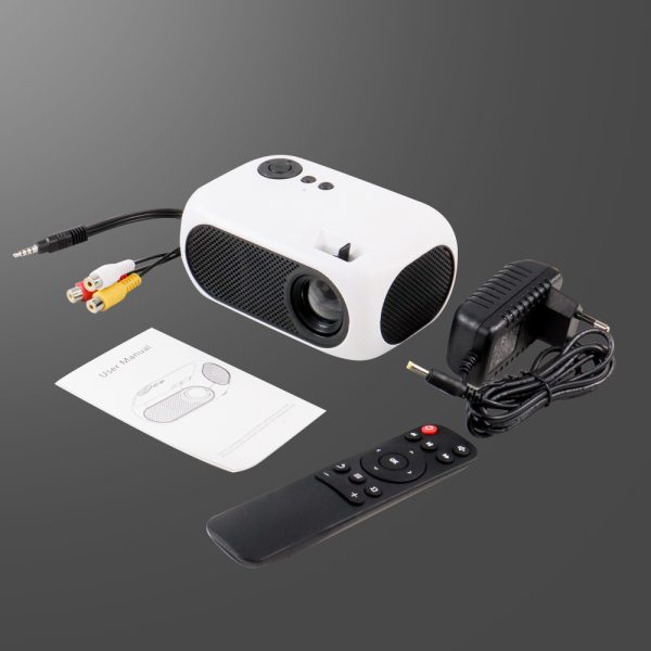 Taffware Proyektor Mini LCD Full HD 1080P 1200 Lumens Home Theater - M24