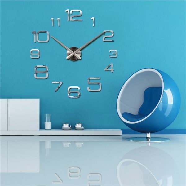 TaffHOME Jam Dinding Besar DIY Giant Wall Clock 100cm Model Numeral - JM-16