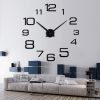 TaffHOME Jam Dinding Besar DIY Giant Wall Clock 100cm Model Numeral - JM-16