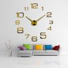 TaffHOME Jam Dinding Besar DIY Giant Wall Clock 100cm Model Numeral - JM-16
