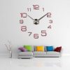 TaffHOME Jam Dinding Besar DIY Giant Wall Clock 100cm Model Numeral - JM-16
