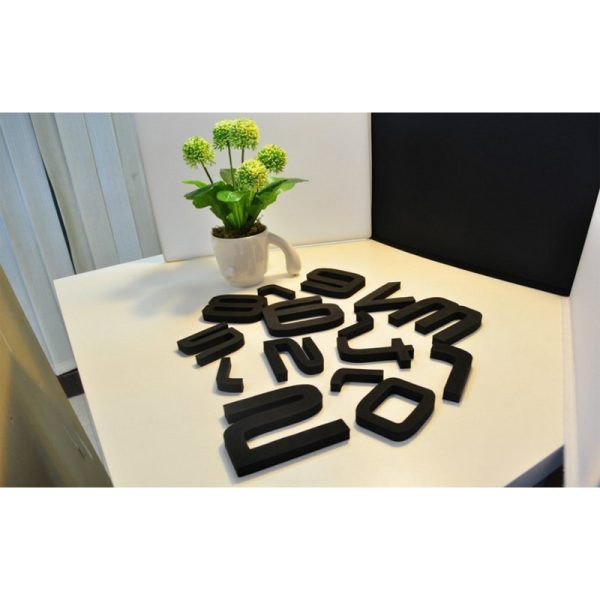 TaffHOME Jam Dinding Besar DIY Giant Wall Clock 100cm Model Numeral - JM-16