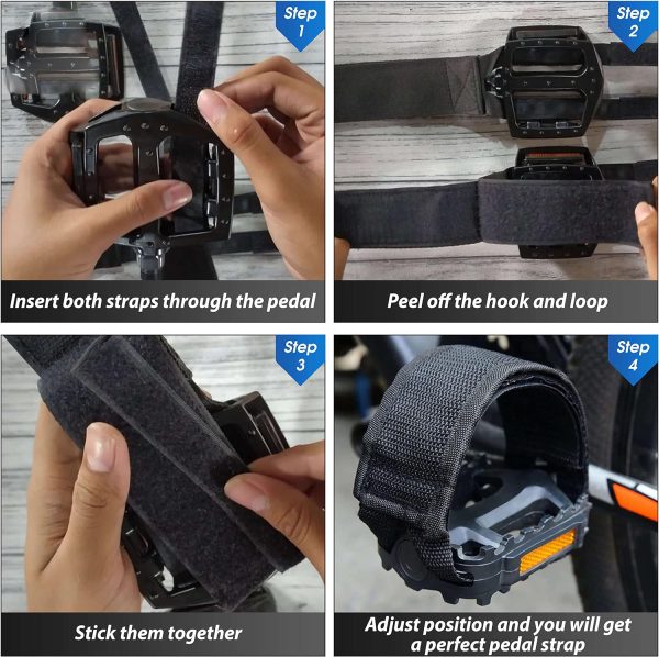 TaffSPORT Tali Pedal Sepeda Universal Bicycle Pedal Foot Strap - YQ097