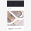TaffLED Lampu Plafon LED Ceiling Light Minimalis C-Ring 3 Color 18W - L888