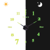 TaffHOME Jam Dinding Besar DIY Giant Glow in The Dark 90-100cm - JM-01