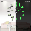 TaffHOME Jam Dinding Besar DIY Giant Glow in The Dark 90-100cm - JM-01