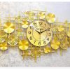 TaffHOME Jam Dinding Besi Elegan European Clock Silent Movement 120cm - J-12