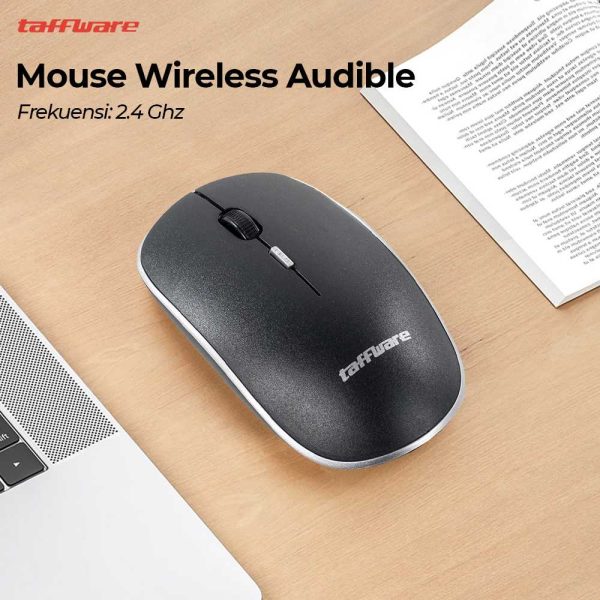 Taffware Mouse Wireless Audible 2.4GHz - T-24