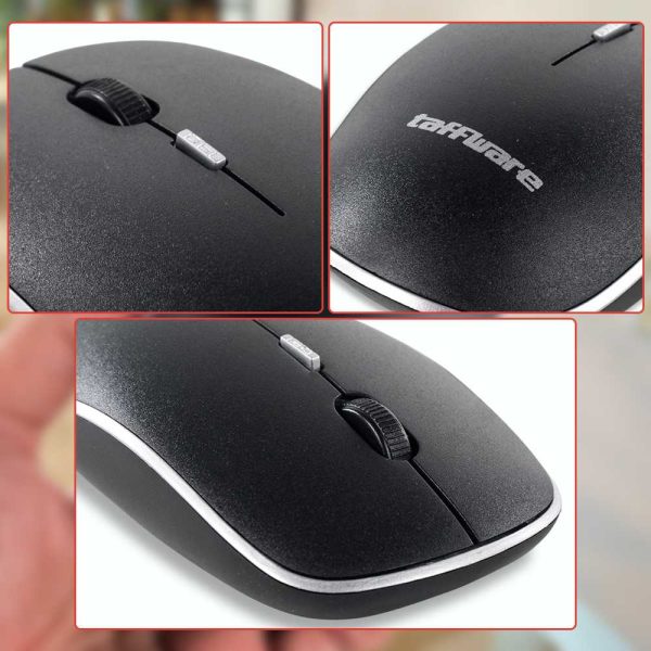 Taffware Mouse Wireless Audible 2.4GHz - T-24