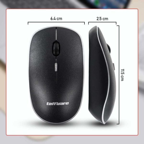 Taffware Mouse Wireless Audible 2.4GHz - T-24